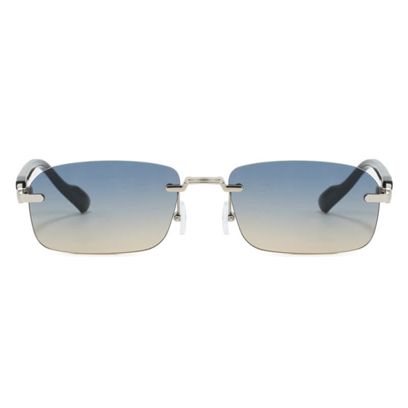 Spykay™ SG60831 Women's Rectangle Frame Rimless Sunglasses