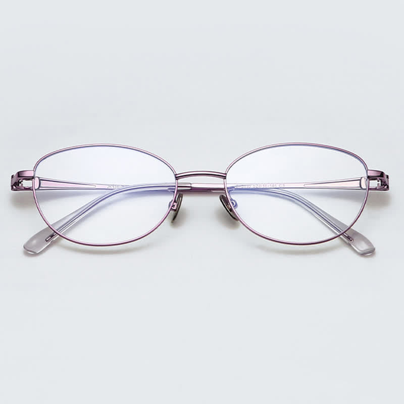 Spykay™ EG26722 Titanium Butterfly Frame Anti-blue Light Hipster Glasses