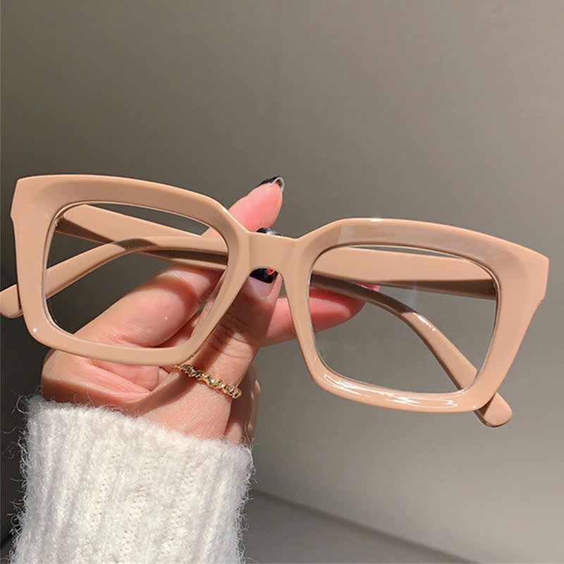 Spykay™ EG26877 Classic Simple Square Frame Concave Lenses Anti-blue Light Thick Glasses