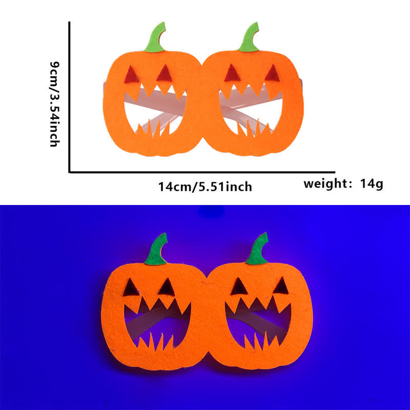 Spykay™ EG26831 Halloween Spider Ghost Pumpkin Fluorescent Glasses for Adults&Children
