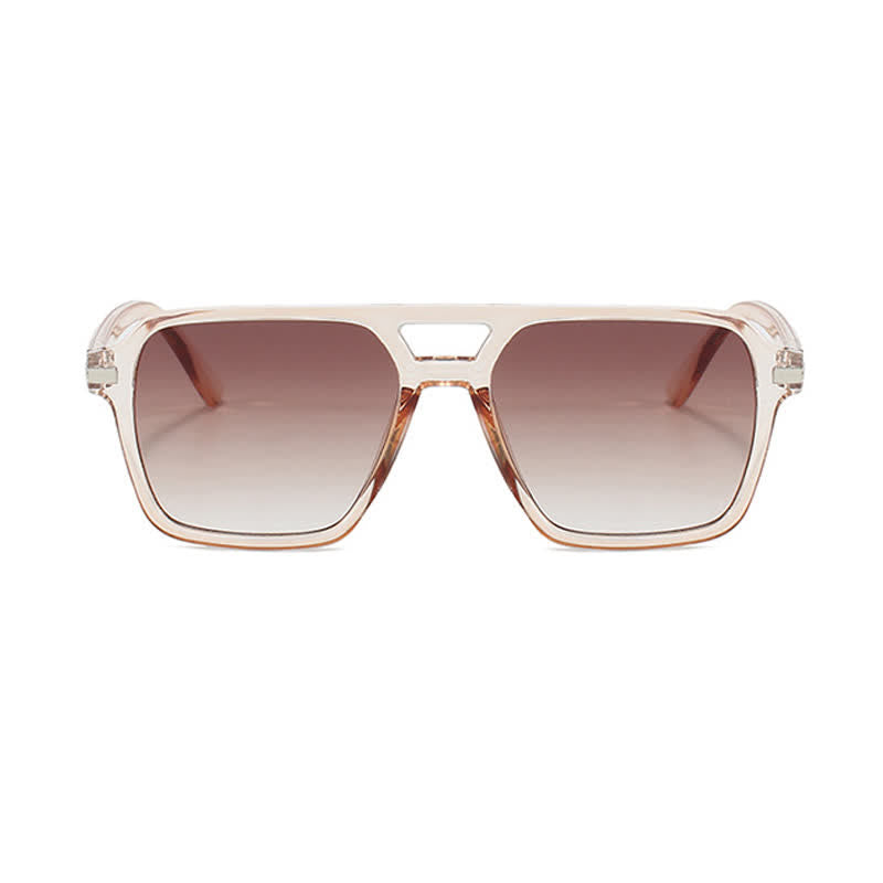 Spykay™ SG61014 Square Frame Double Bridges Classic Sunglasses