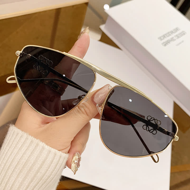 Spykay™ SG60906 Hollow-out Irregular Aviator Sunglasses