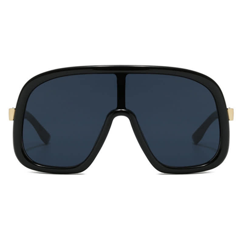 Spykay™ SG60952 Flat Top Double Bridges Oversized Trendy Aviator Sunglasses