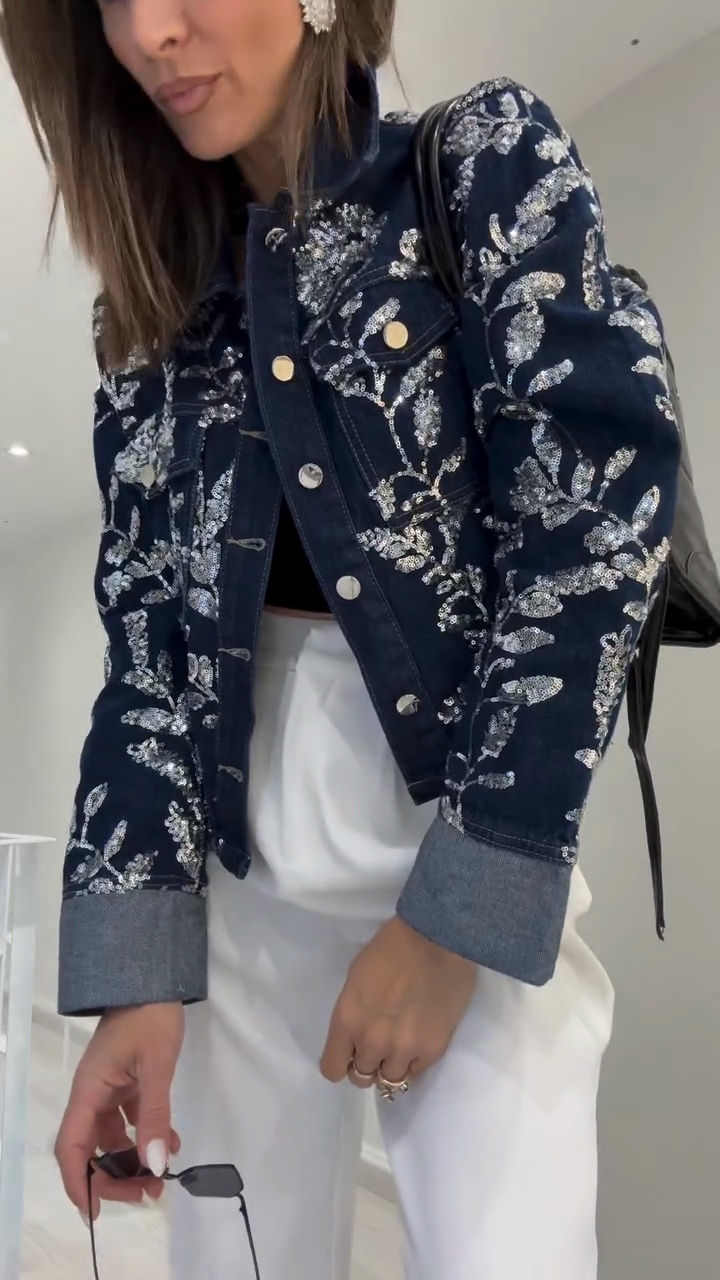 Embellished Denim Jacket