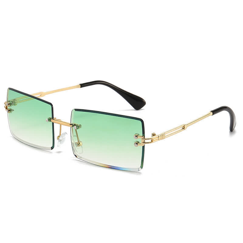Spykay™ SG60744 Rimless Rectangle Frame Fashion Sunglasses