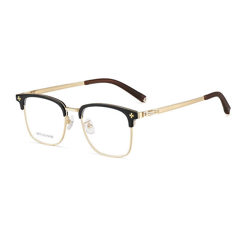 Spykay™ EG26925 Gothic Cross Unisex Square Frame Anti-blue Light Retro Browline Glasses