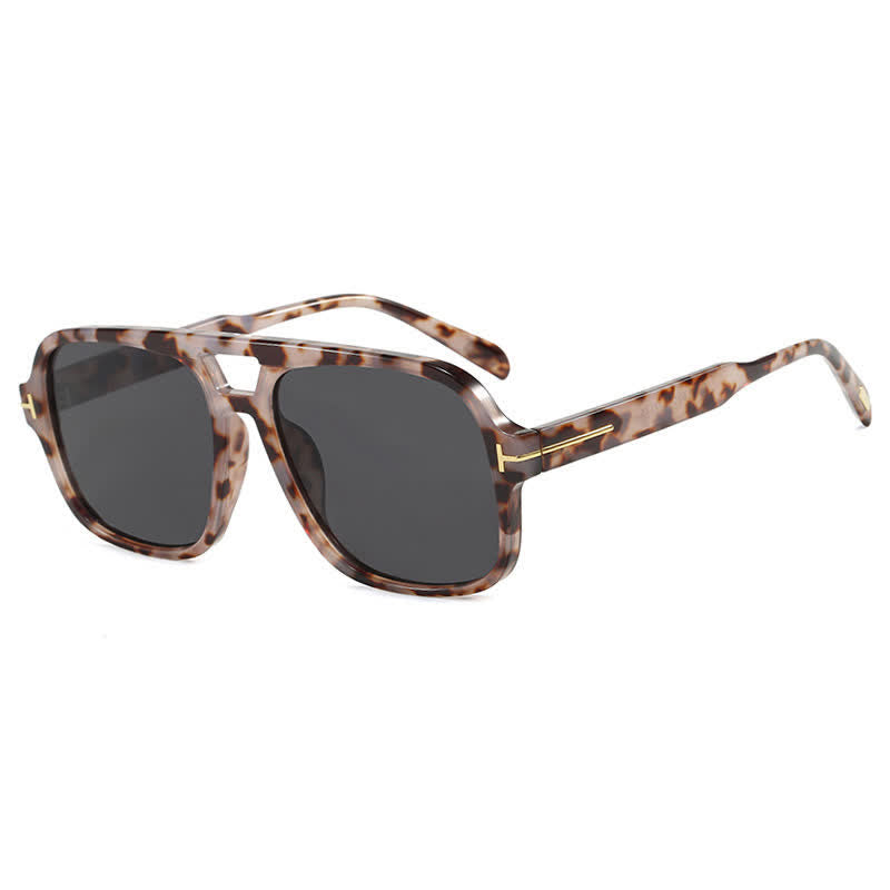 Spykay™ SG60710 Double Bridges Retro-Vintage Aviator Sunglasses