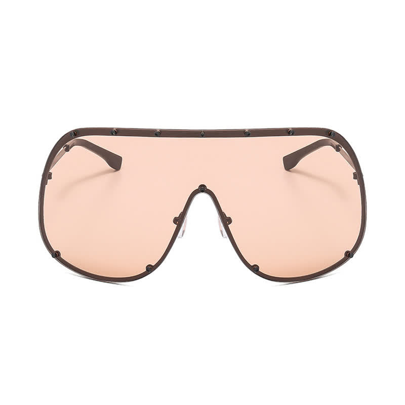 Spykay™ SG60757 Unisex Hipster One-piece Polarized Aviator Sunglasses