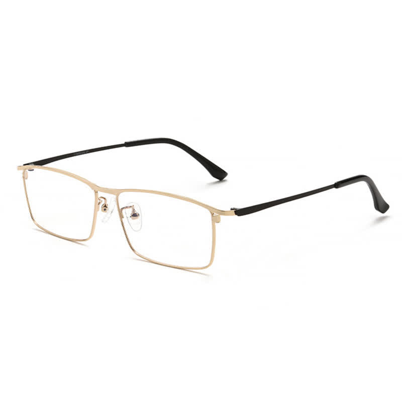 Spykay™ EG26841 Simple Titanium Rectangle Frame Anti-blue Light Glasses