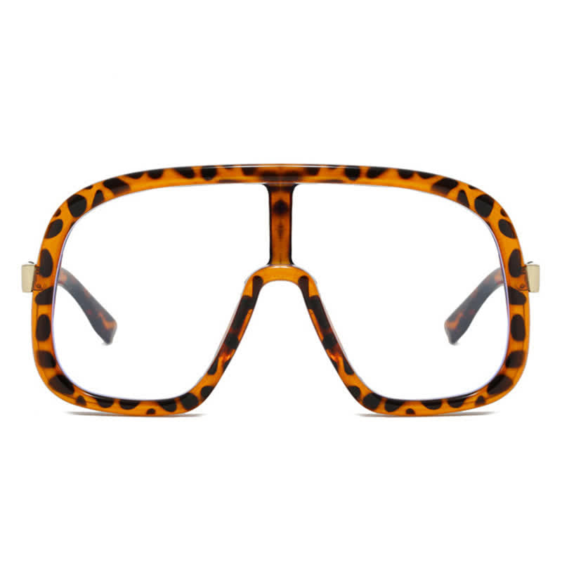 Spykay™ EG26824 Flat Top Double Bridges Oversized Trendy Aviator Glasses