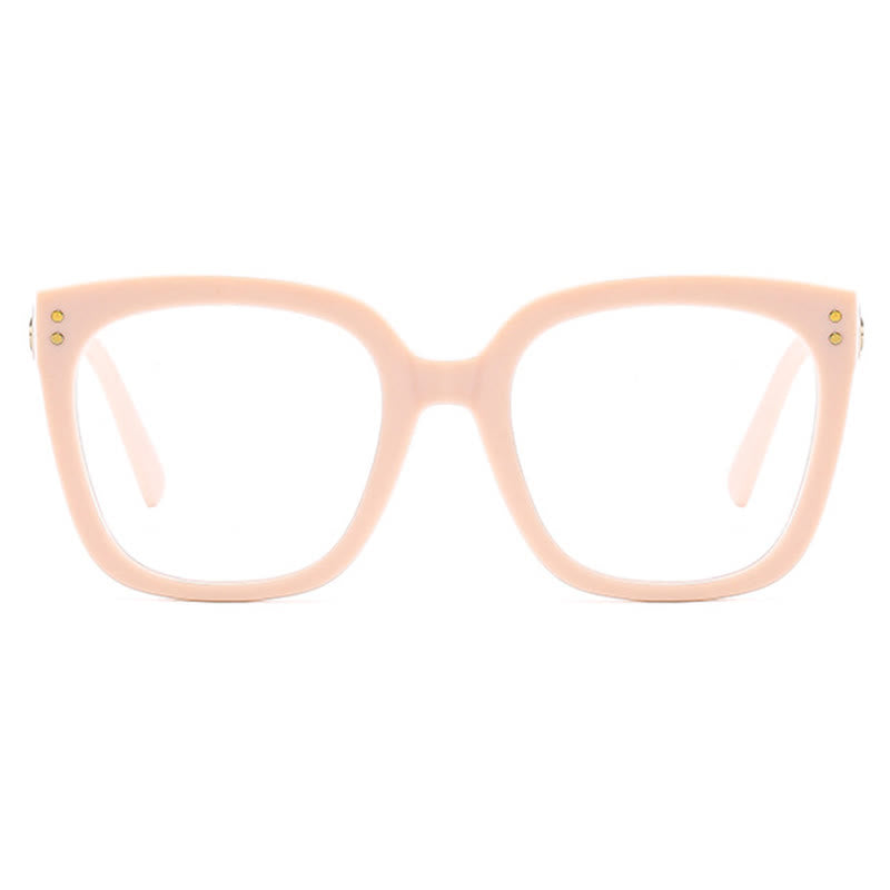Spykay™ EG26773 Square Frame Oversized Hollow-out Anti-blue Light Glasses