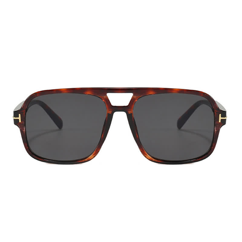 Spykay™ SG60710 Double Bridges Retro-Vintage Aviator Sunglasses