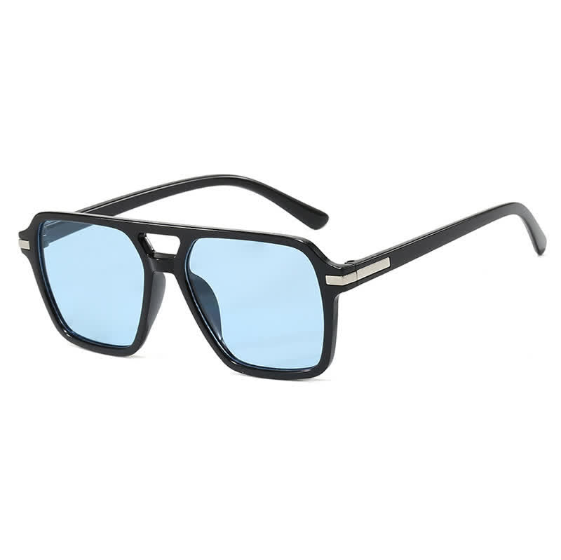 Spykay™ SG61014 Square Frame Double Bridges Classic Sunglasses