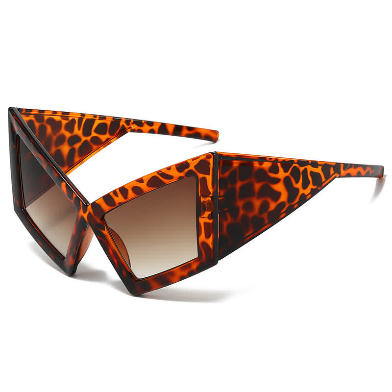 Spykay™ SG61026 Oversized Trendy Y2K Futuristic Cat-Eye Sunglasses
