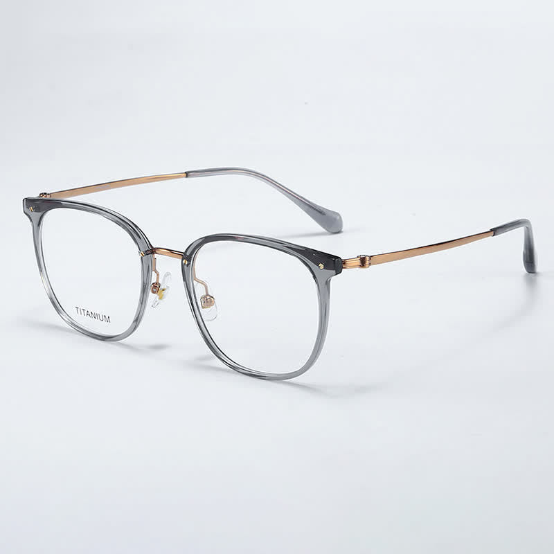 Spykay™ EG26728 Square Titanium Frame Anti-blue Light Glasses