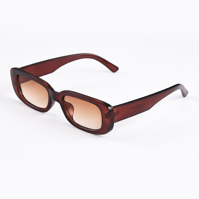 Spykay™ SG60996 Rectangle Small Thick Frame Vintage Sunglasses
