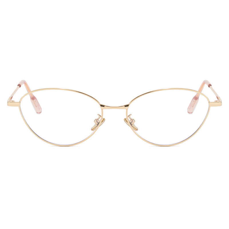 Spykay™ EG60681 Oval Frame Anti-blue Light Metal Eyeglasses