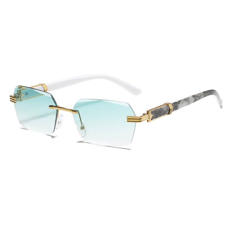 Spykay™ SG60746 Rimless Geometric Frame Tinted Sunglasses