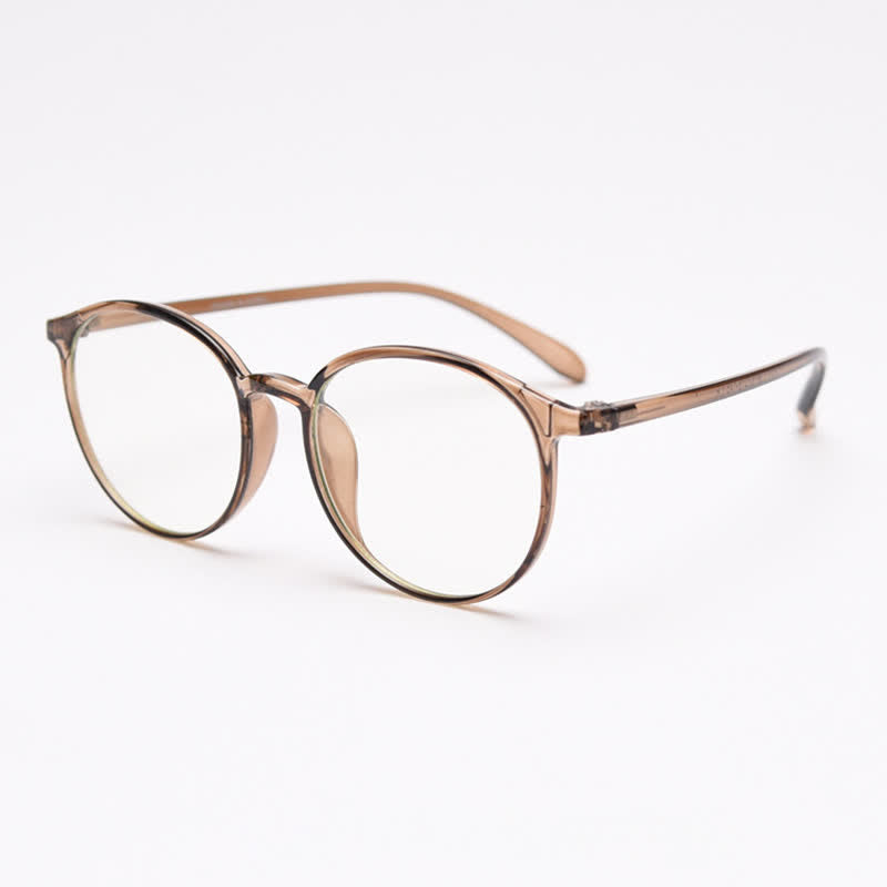 Spykay™ EG26865 Large Round Frame Anti-blue Light Simple Classic Lightweight Glasses