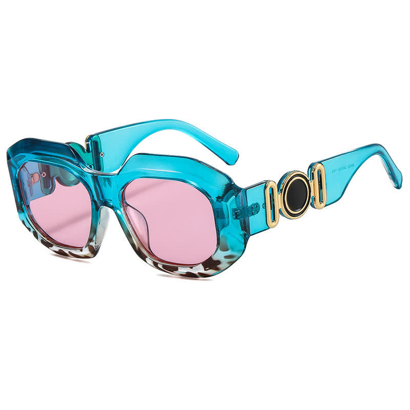 Spykay™ SG60947 Trendy Geometric Thick Frame Sunglasses