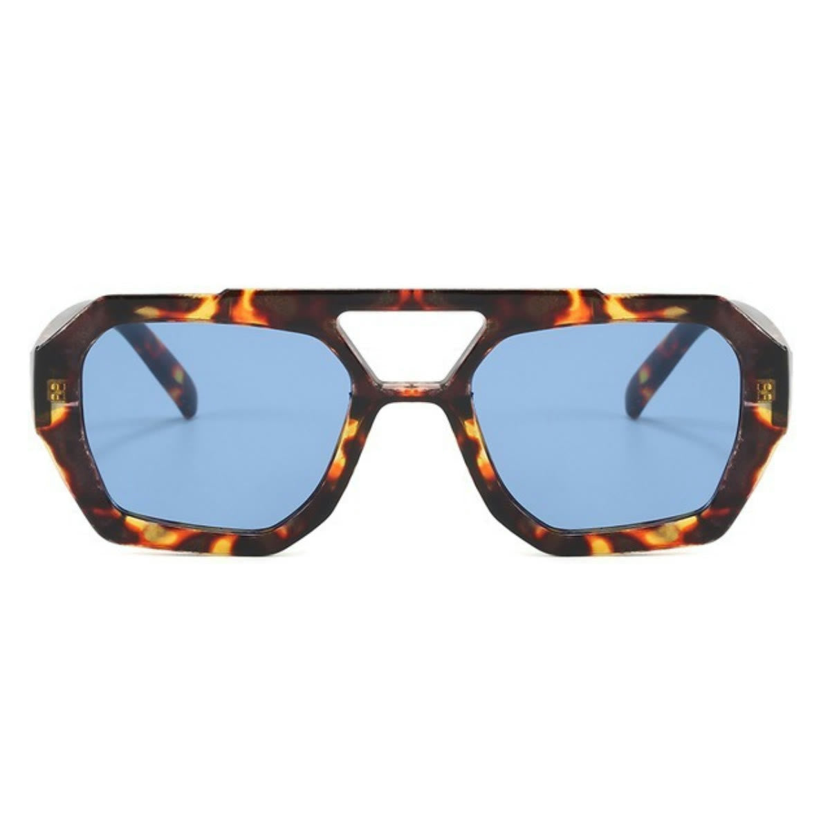 Spykay™ SG1024 Unique Double Bar Irregular Personality Retro Sunglasses