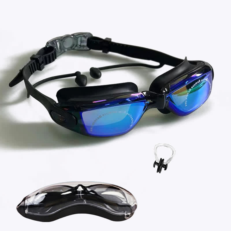 Spykay™ SG61021 Swimming Goggles No Leaking Full Protection Adult Men Women Youth with Earplugs,Nose clip and Case