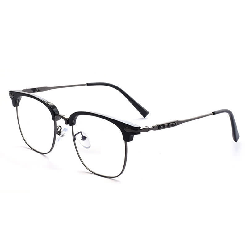 Spykay™ EG26897 Classic Square Frame Anti-blue Light Browline Glasses