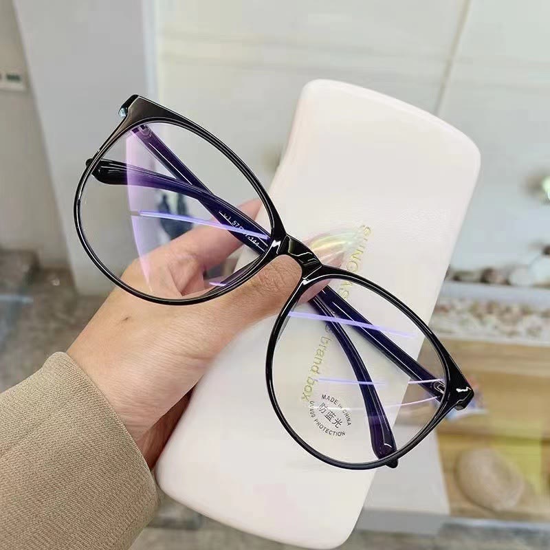 Spykay™ EG1016 Unisex Anti-Eyestrain Transparent Lens Glasses, For Computer, TV, Gaming, Smartphone Use