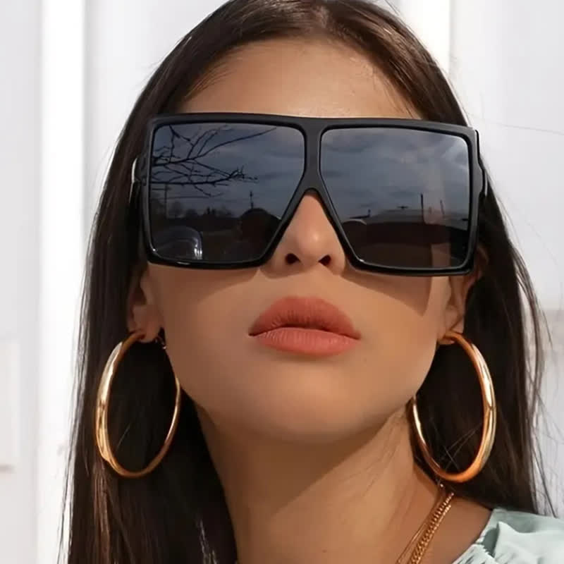 Spykay™ SG60998 Square Oversized Frame Fashion Sunglasses