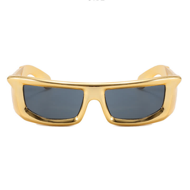 Spykay™ SG60908 Fashion Unisex Rectangle Frame Thick Y2K Sunglasses
