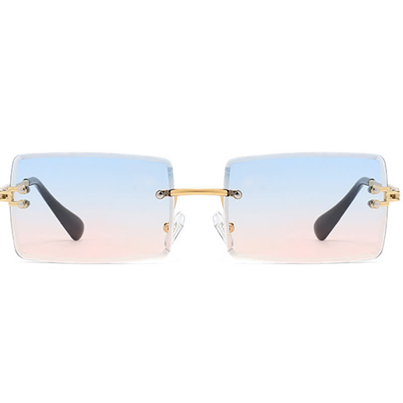 Spykay™ SG60744 Rimless Rectangle Frame Fashion Sunglasses