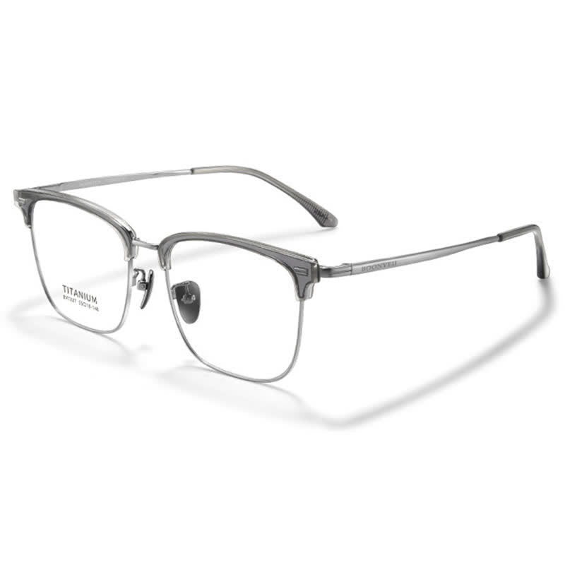 Spykay™ EG26919 Unsiex Retro Square Frame Anti-blue Light Browline Glasses