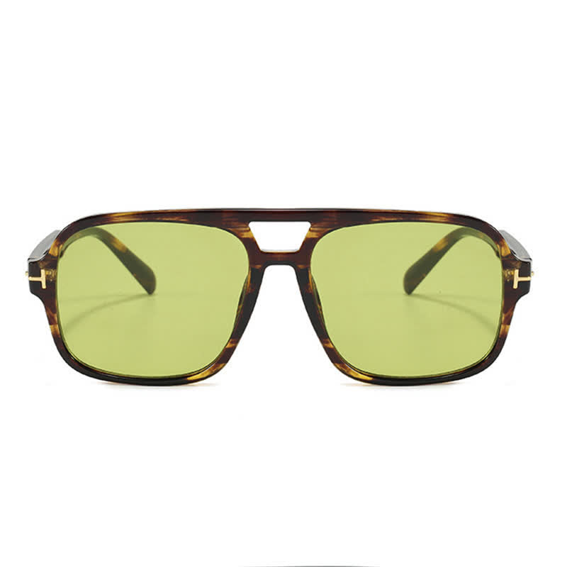 Spykay™ SG60710 Double Bridges Retro-Vintage Aviator Sunglasses