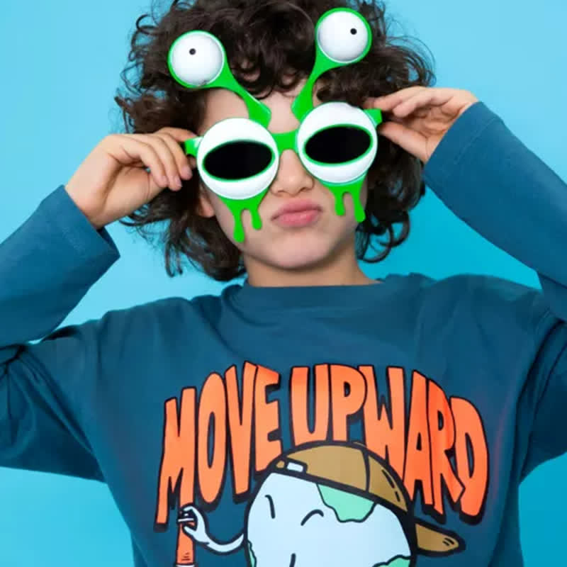 Spykay™ SG61029 Adults&Kids Funny Alien Slug Shaped Sunglasses Accessories for Halloween&Party