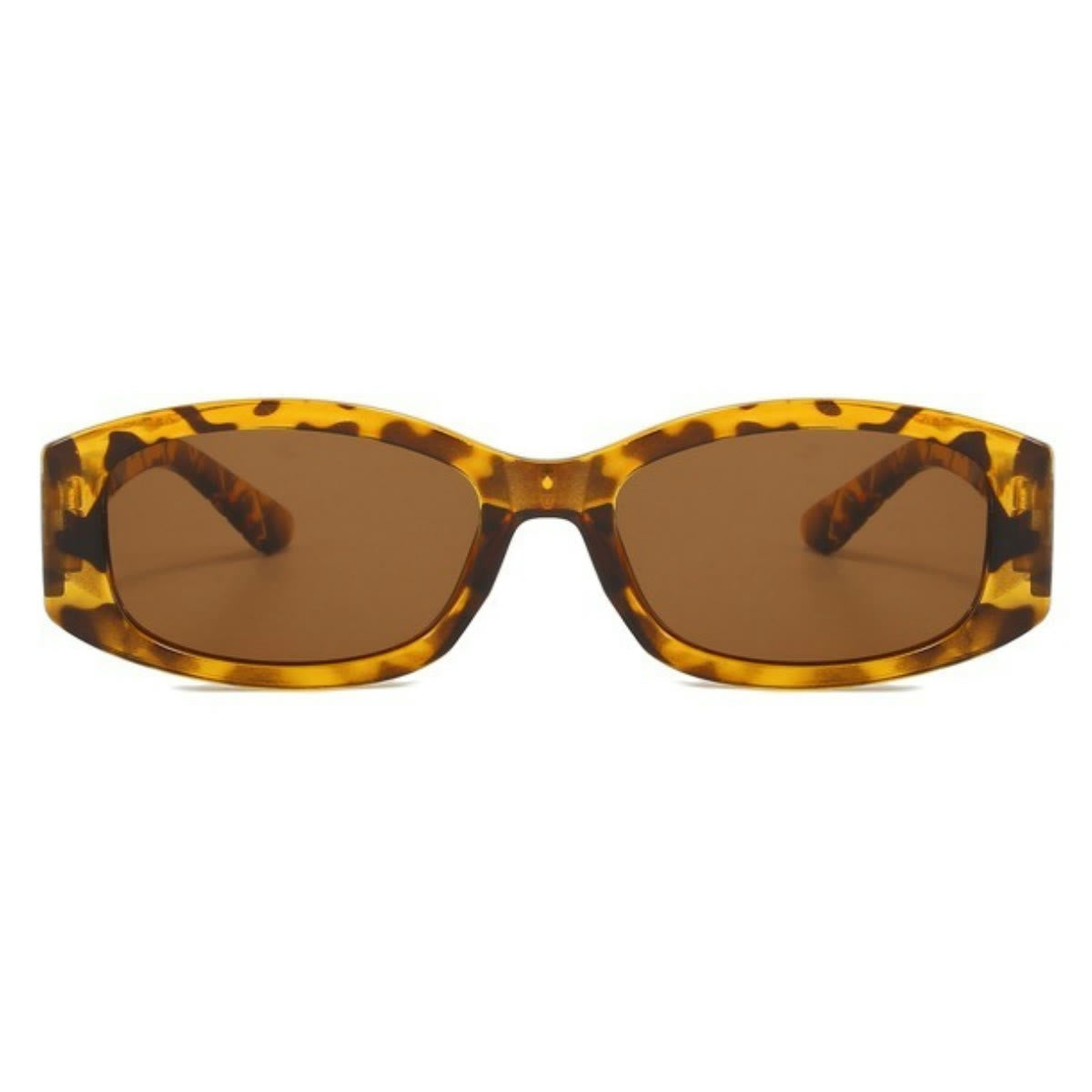 Spykay™ SG1010 Oval Frame Rhombic Temples Sunglasses