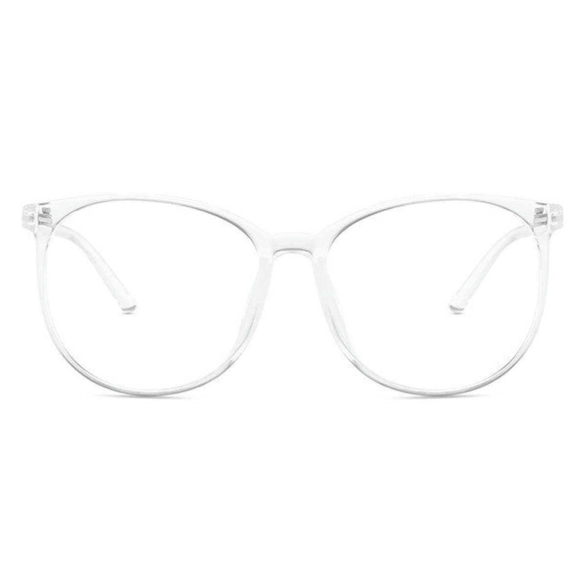 Spykay™ EG1016 Unisex Anti-Eyestrain Transparent Lens Glasses, For Computer, TV, Gaming, Smartphone Use