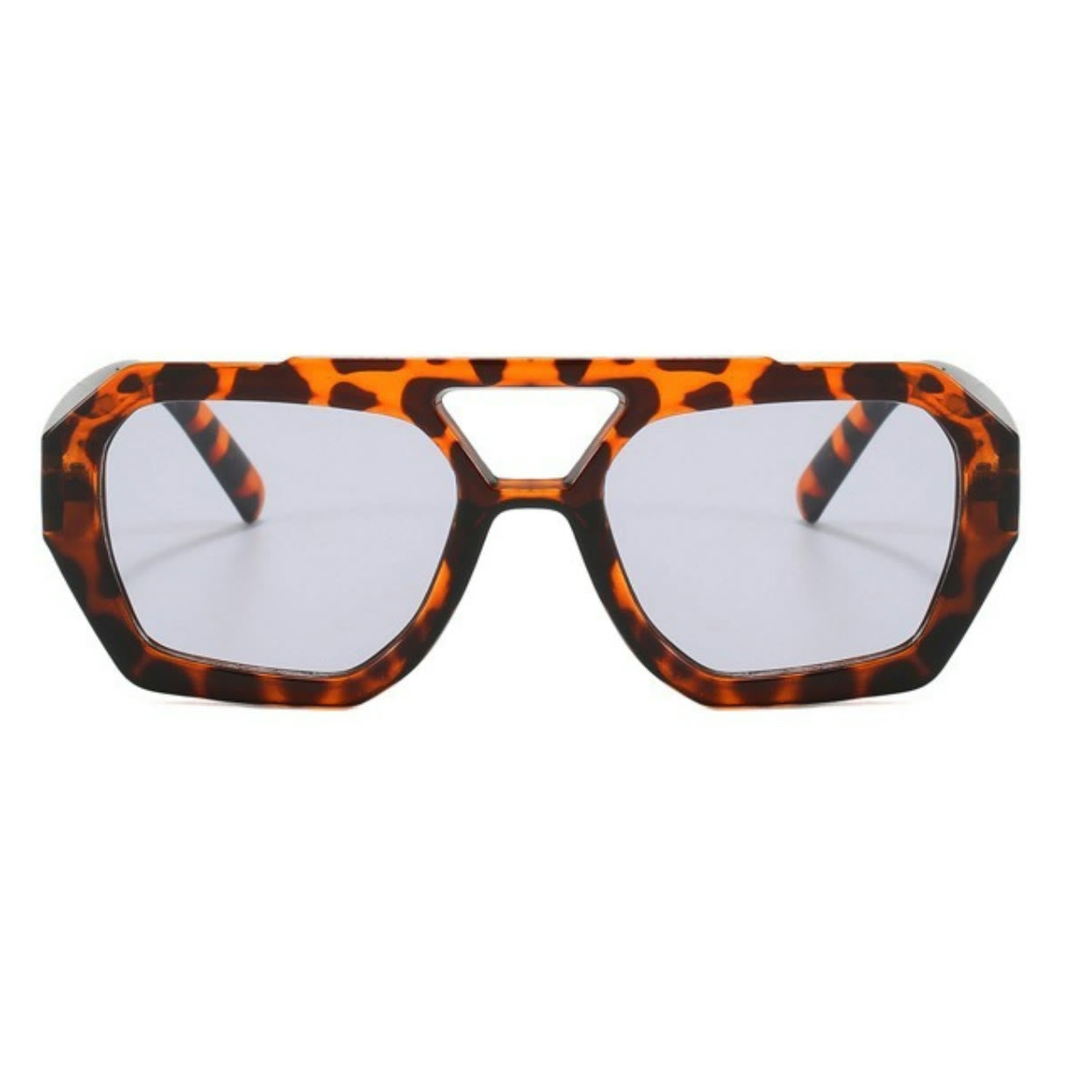 Spykay™ SG1024 Unique Double Bar Irregular Personality Retro Sunglasses