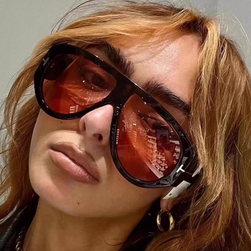 Spykay™ SG60664 'T' Design Toad Frame Aviator Sunglasses