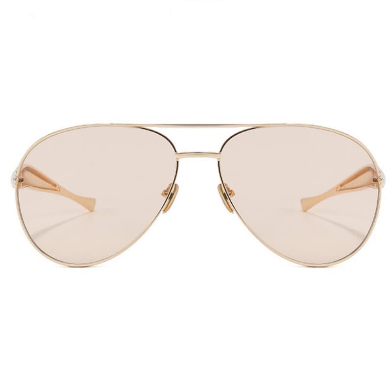Spykay™ SG60665 Vintage Double Bridges Aviator Frame Sunglasses