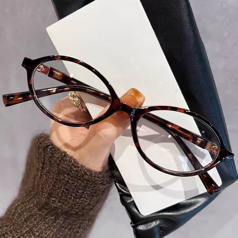 Spykay™ EG60663 Anti-blue Light Vintage Oval Frame Eyeglasses