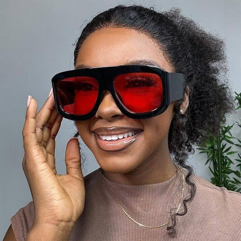 Spykay™ SG60675 Oversized Square Frame Hipster Sunglasses