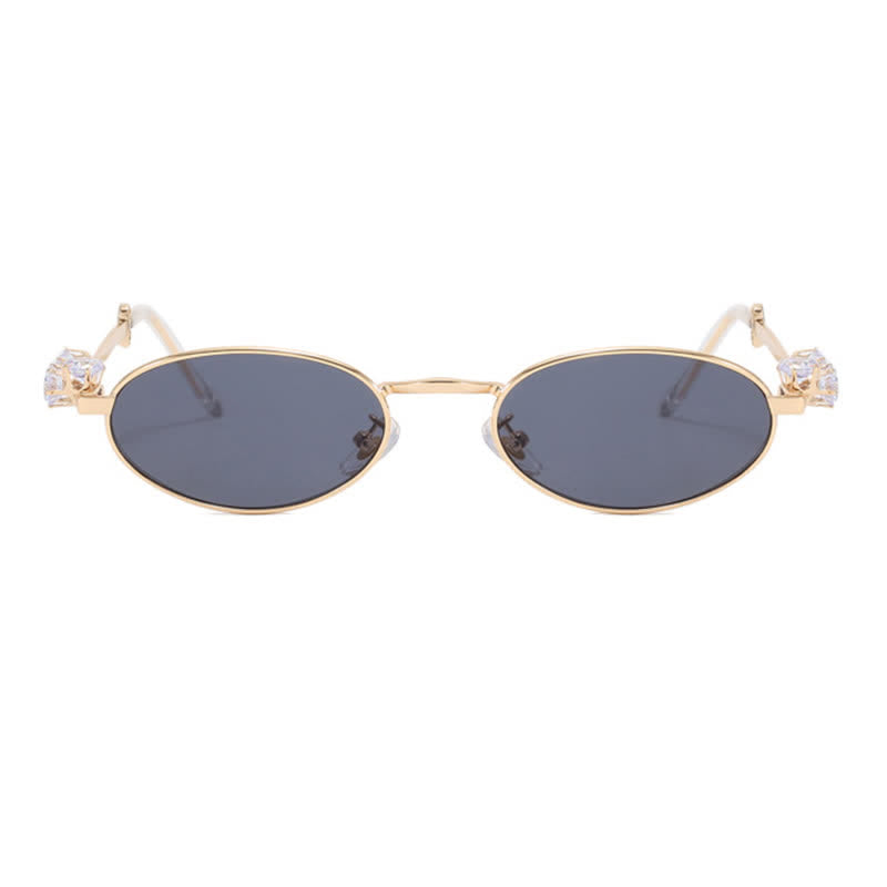 Spykay™ SG60703 Oval Frames Rhinestone-Embellished Sunglasses