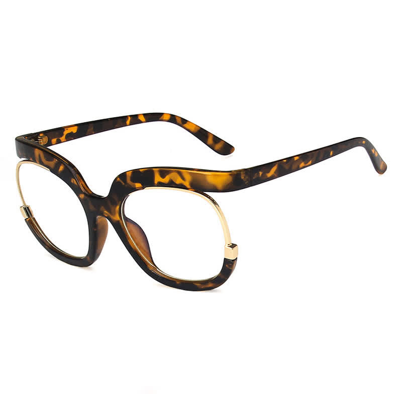 Spykay™ EG26670 Anti-blue Light Round Frames Owl Oversized Eyeglasses