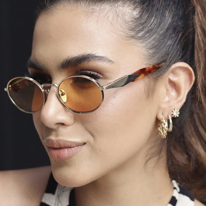 Spykay™ SG60702 Oval Frames Retro-Vintage Sunglasses
