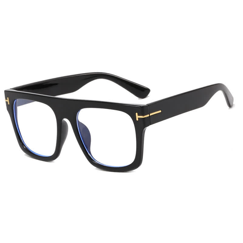 Spykay™ EG26668 Anti-blue Light 'T' Design Square Frames Oversized Eyeglasses