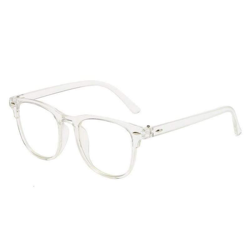 Spykay™ EG26666 Unisex Anti-blue Light Transparent Square Frames Simple Eyeglasses