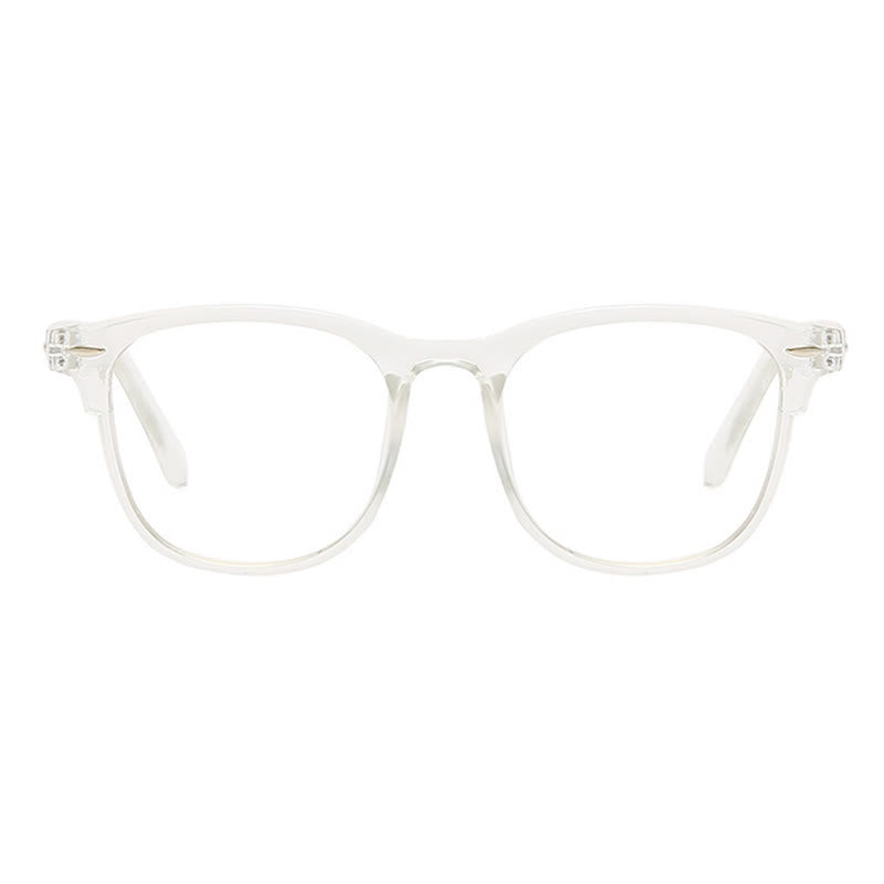 Spykay™ EG26666 Unisex Anti-blue Light Transparent Square Frames Simple Eyeglasses