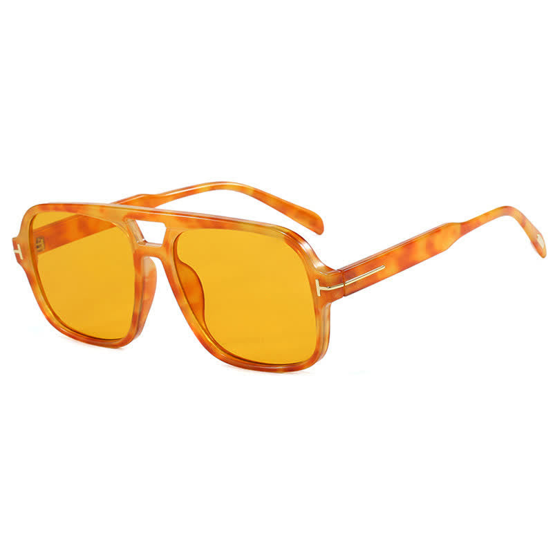 Spykay™ SG60710 Double Bridges Retro-Vintage Aviator Sunglasses