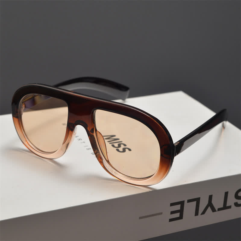 Spykay™ SG60687 Oversized Frame Hipster Aviator Sunglasses