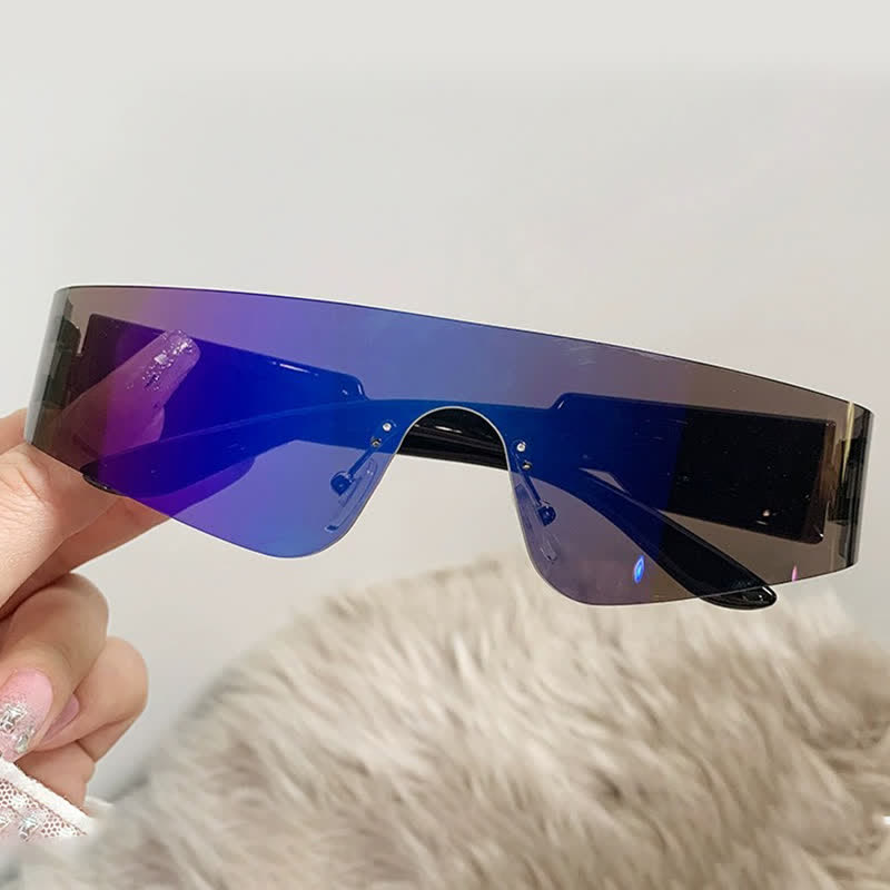 Spykay™ SG1026 Frameless Sunglasses Futuristic Women's Punk Sports Sunglasses Rimless Fashion Sunglasses